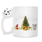 Кружка с футбольным мячиком