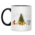 Кружка двухцветная