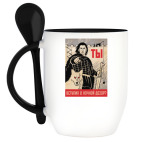 Кружка с ложкой