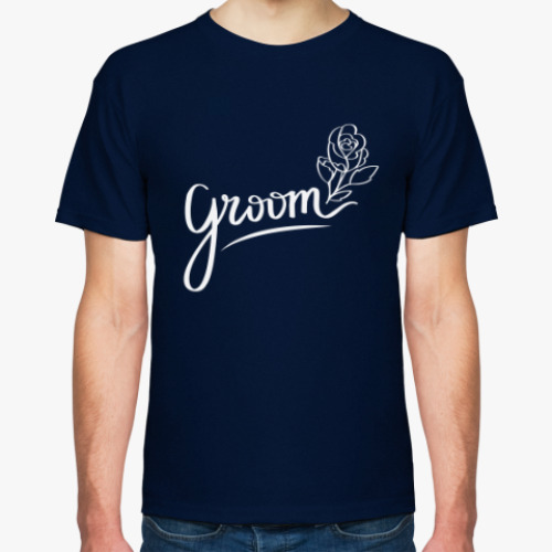 Футболка с принтом Свадебная тематика. Wedding