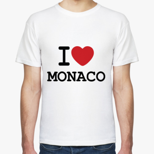 Футболка I Love Monaco