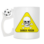 Кружка с футбольным мячиком