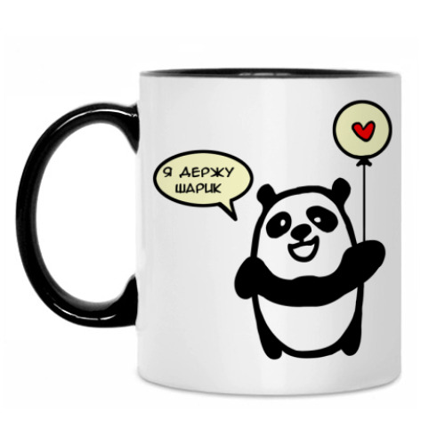 Кружка с принтом Панда
