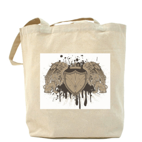 Сумка шоппер с принтом Lions