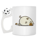 Кружка с футбольным мячиком