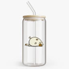 Банка с бамбуковой крышкой