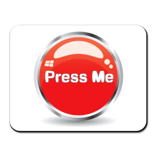 Коврик для мыши Press me
