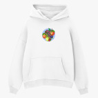 Толстовка худи оверсайз