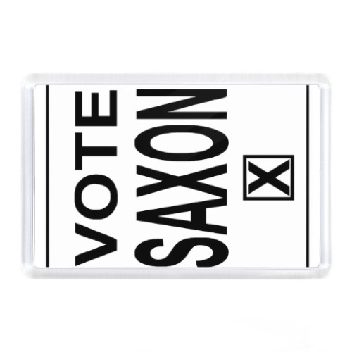 Магнит с принтом Vote Saxon