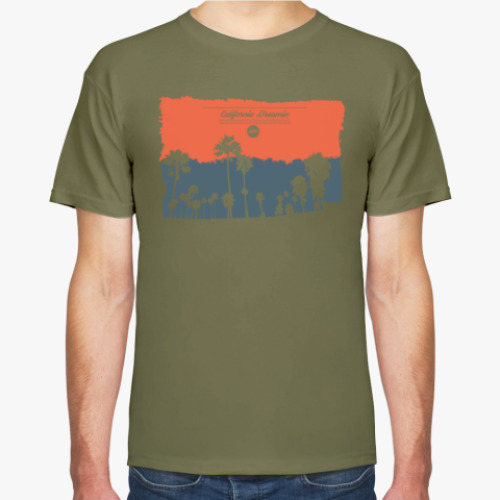 Футболка с принтом Город в Калифрнии (USA)