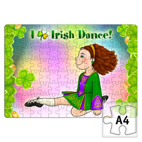 Пазл I love Irish dance