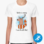 Женская спортивная футболка