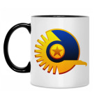 Кружка двухцветная