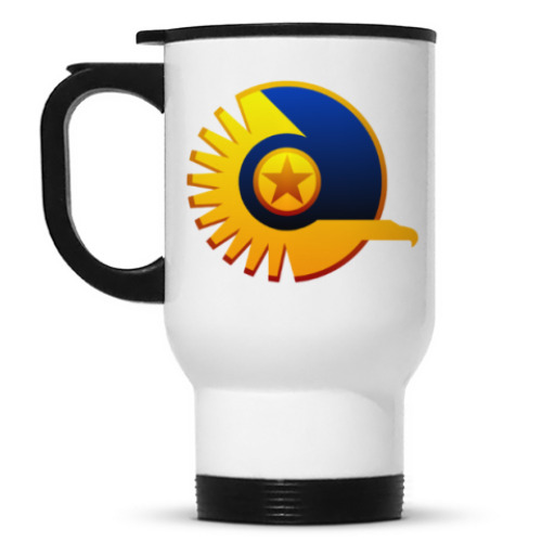 Кружка-термос с принтом New Conglomerate