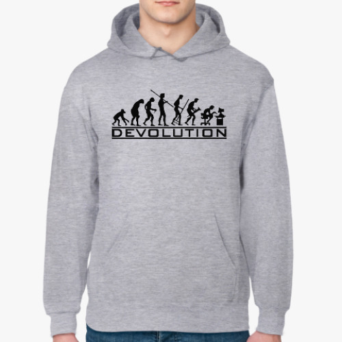 Толстовка худи с принтом Регресс