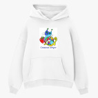 Толстовка худи оверсайз