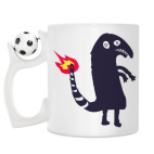 Кружка с футбольным мячиком