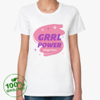 Женская футболка органик