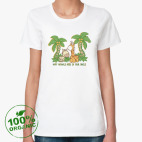 Женская футболка органик