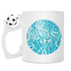 Кружка с футбольным мячиком