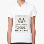 Женская рубашка поло