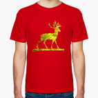Классическая футболка Олень солнечной осени