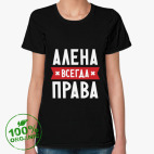 Женская футболка органик