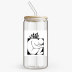 Банка с бамбуковой крышкой