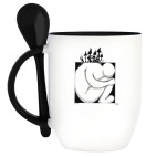 Кружка с ложкой