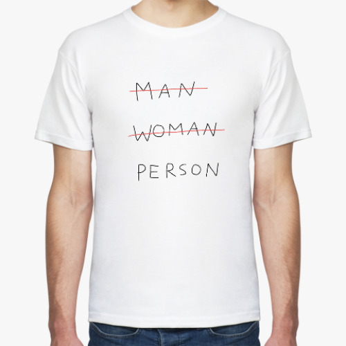 Футболка MAN WOMAN PERSON