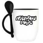 Кружка с ложкой