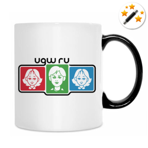 Кружка-хамелеон с принтом UGW