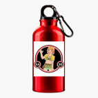 Металлическая бутылка 400 мл UV-DTF