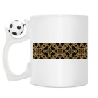 Кружка с футбольным мячиком