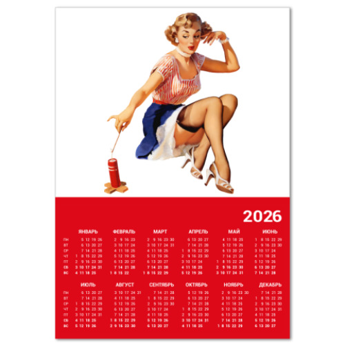 Календарь Девушка
