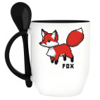 Кружка с ложкой