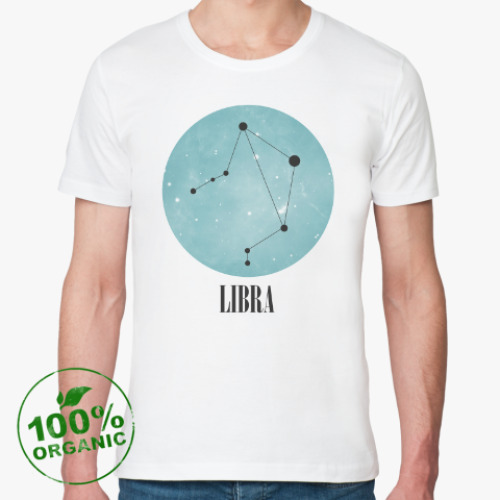 Футболка из органик-хлопка Знак зодиака Весы