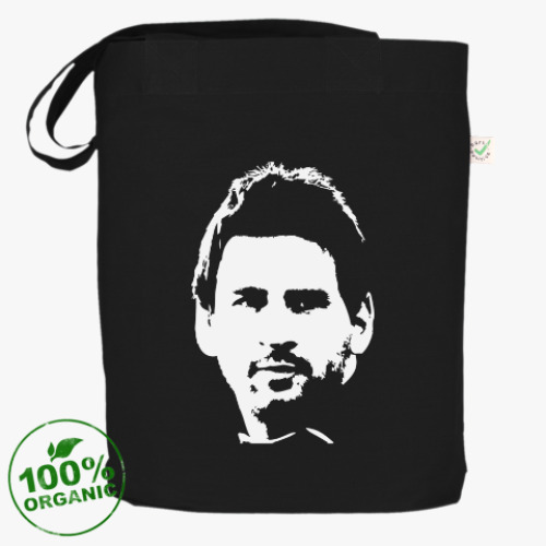 Сумка шоппер с принтом Messi face