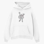 Толстовка худи оверсайз