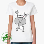 Женская футболка органик