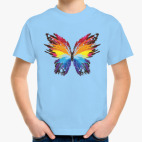 Детская классическая футболка Бабочка