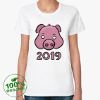 Женская футболка органик