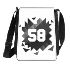 Сумка на плечо (планшет) Цифра 58 (Low Poly)