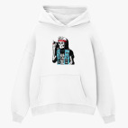 Толстовка худи оверсайз