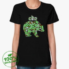 Женская футболка органик