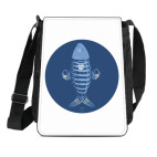 Сумка на плечо (планшет) Animal Zen: X is for X-ray tetra