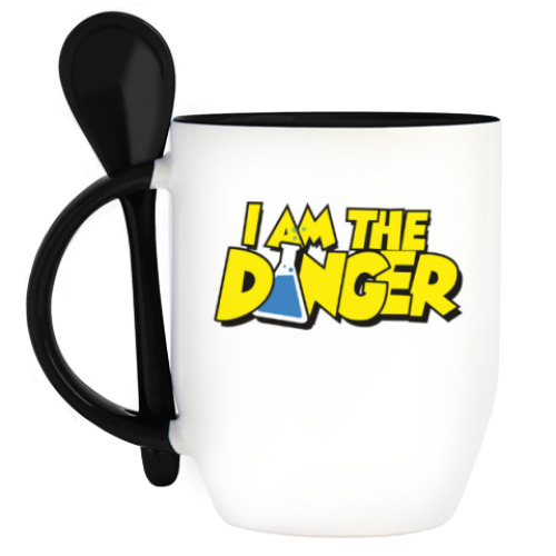 Кружка с ложкой с принтом Breaking Bad