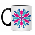 Кружка двухцветная