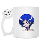 Кружка с футбольным мячиком