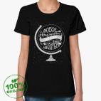 Женская футболка органик